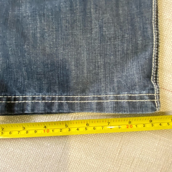 Riders By Lee Womens Denim Cargo Bermuda Vacation Casual Short- Sz- 14 - Picture 16 of 16